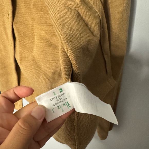 J. Crew Women's Camel button Cardigan - Picture 6 of 6